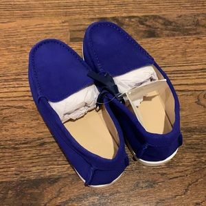 Blue suede shoes
